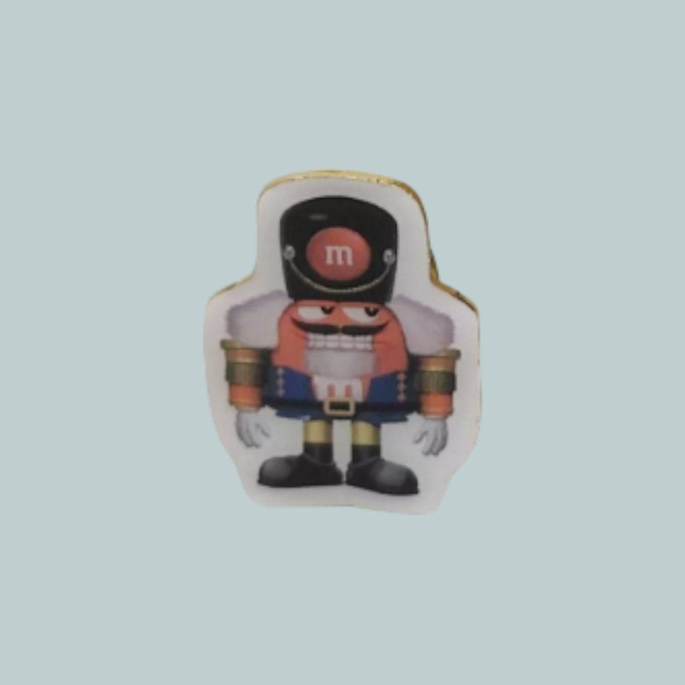 Orange M&M Nutcracker Pin Metal Mars Inc new